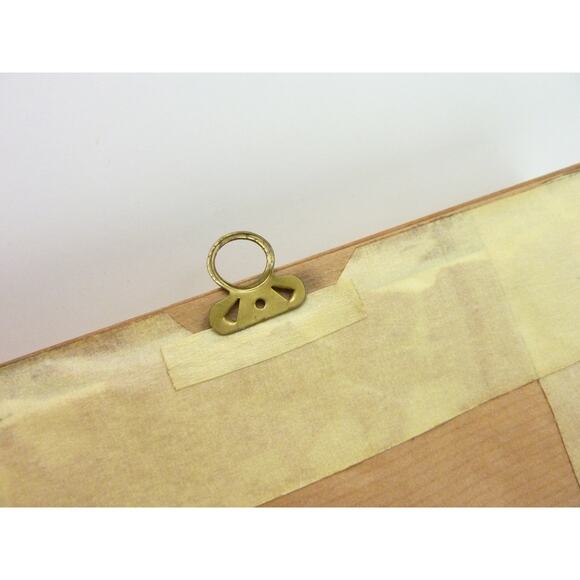 Vintage Framed Girl in Gape Field Print Winery Decor - Picture 6 of 7